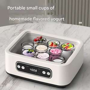 110V/220V grande capacidade doméstico iogurte arroz vinho Natto máquina temperatura constante 1.6L fermentação elétrica do iogurte - Product Image 2