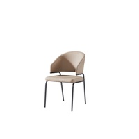 Chaise de salle à manger élégante et luxueuse en cuir PU moderne pour la maison, l'hôtellerie et l'intérieur – Magnifique