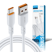 Kabel Data Tipe-C ke USB-C Terbaru dari Pabrik, untuk Komputer dan Ponsel, dengan Pengisian Daya QC