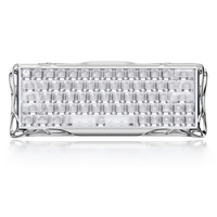 Clavier de jeu mécanique filaire Gravastar Mercury V60 Pro, clavier de jeu à 64 touches avec interrupteurs magnétiques, clavier de jeu programmable
