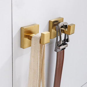 Gancio da Parete in Acciaio Inox, Ganci Appendiabiti, Portachiavi Adesivo, Porta Asciugamani, Appendiabiti Ecologico per Bagno - Product Image 6