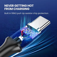 Câble USB Type C USB3.2 10 Gbps, USB A vers USBC 3.2 Gen2, transfert de données, câble pour disque dur SSD USB C, 3A PD 60W, charge rapide