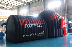 बिक्री के लिए 2025 नई आगमन बड़ी इंफ्लेटेबल फुटबॉल हेलमेट सुरंग - Product Image 4