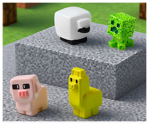 Decoración de jardín de hadas, colección de juguetes de alta calidad, figuritas de animales de granja de resina 3D de Pvc realista, lámpara de cerdo oveja, pollo, conejo, <span class=keywords><strong>Cabra</strong></span> - Product Image 4