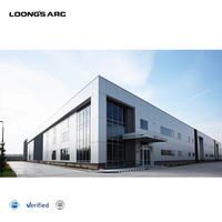 Structure métallique légère préfabriquée industrielle LOONG'S ARC pour entrepôt, certifiée CWB CE