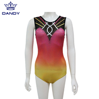 Justaucorps de gymnastique pour enfants bon marché OEM vente en gros Costumes de gymnastique justaucorps de danse pour filles