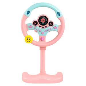 Volante Giocattolo Multifunzionale per Educazione Precoce, Simulazione Auto <span class=keywords><strong>in</strong></span> Plastica con Suoni e Luci Elettriche, Giocattolo Educativo per Bambini 4-6 Anni - Product Image 5