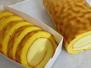 Rouleau de gâteau au chocolat, rouleau à la crème, roulade suisse, lasagne, pâtisserie française, ultrasonique - Product Image 3