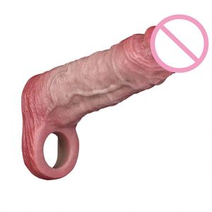 Nuevo Diseño de Anillo para Pene, Funda para Pene, Juguetes Sexuales Masculinos, Extensor de Pene, Dildo, Funda con Anillo para Pene - Product Image 1