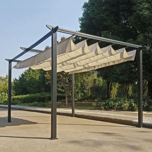 <span class=keywords><strong>Auvent</strong></span> de cour de conception télescopique de pavillon d'alliage d'aluminium de cadre de raisin simple avec les bâtiments de jardin <span class=keywords><strong>en</strong></span> <span class=keywords><strong>bois</strong></span> traités par pression de nature - Product Image 1