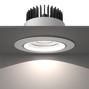 <span class=keywords><strong>ETL</strong></span> 5004879 TRIAC 0-10V Dali thay đổi độ sáng 4inch 12W 5cct không nhấp nháy quang phổ đầy đủ nhôm <span class=keywords><strong>LED</strong></span> COB lõm Downlight - Product Image 3