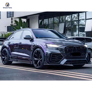Kit carrosserie M Style en fibre de carbone pour <span class=keywords><strong>Audi</strong></span> <span class=keywords><strong>Q8</strong></span> RSQ8 : pare-chocs, capot avant, capot arrière, ailes, jupes latérales et spoiler améliorés - Product Image 4