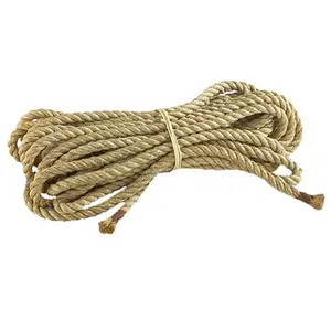 Corde de Jute de ficelle de Jute de 12mm pour l'artisanat, poteau de rayure de chat, empaquetage, corde d'escalade, décoration