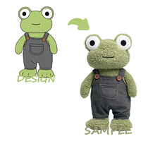 Poupée en peluche personnalisée, poupées de 10 cm, services personnalisés de haute qualité
