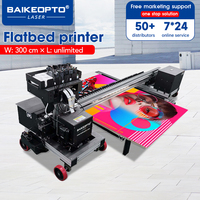 Imprimante à jet d'encre UV multifonctionnelle de 3 mètres de large, imprimante à plat DIY pour l'impression sur le bois, la céramique, le verre et le métal