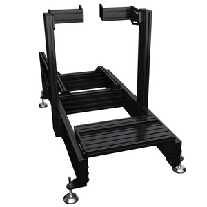 <span class=keywords><strong>Simulateur</strong></span> profil aluminium volant personnalisé Cockpit <span class=keywords><strong>simulateur</strong></span> <span class=keywords><strong>de</strong></span> jeu <span class=keywords><strong>de</strong></span> conduite superbe Cockpit avec vraie chaise course - Product Image 5