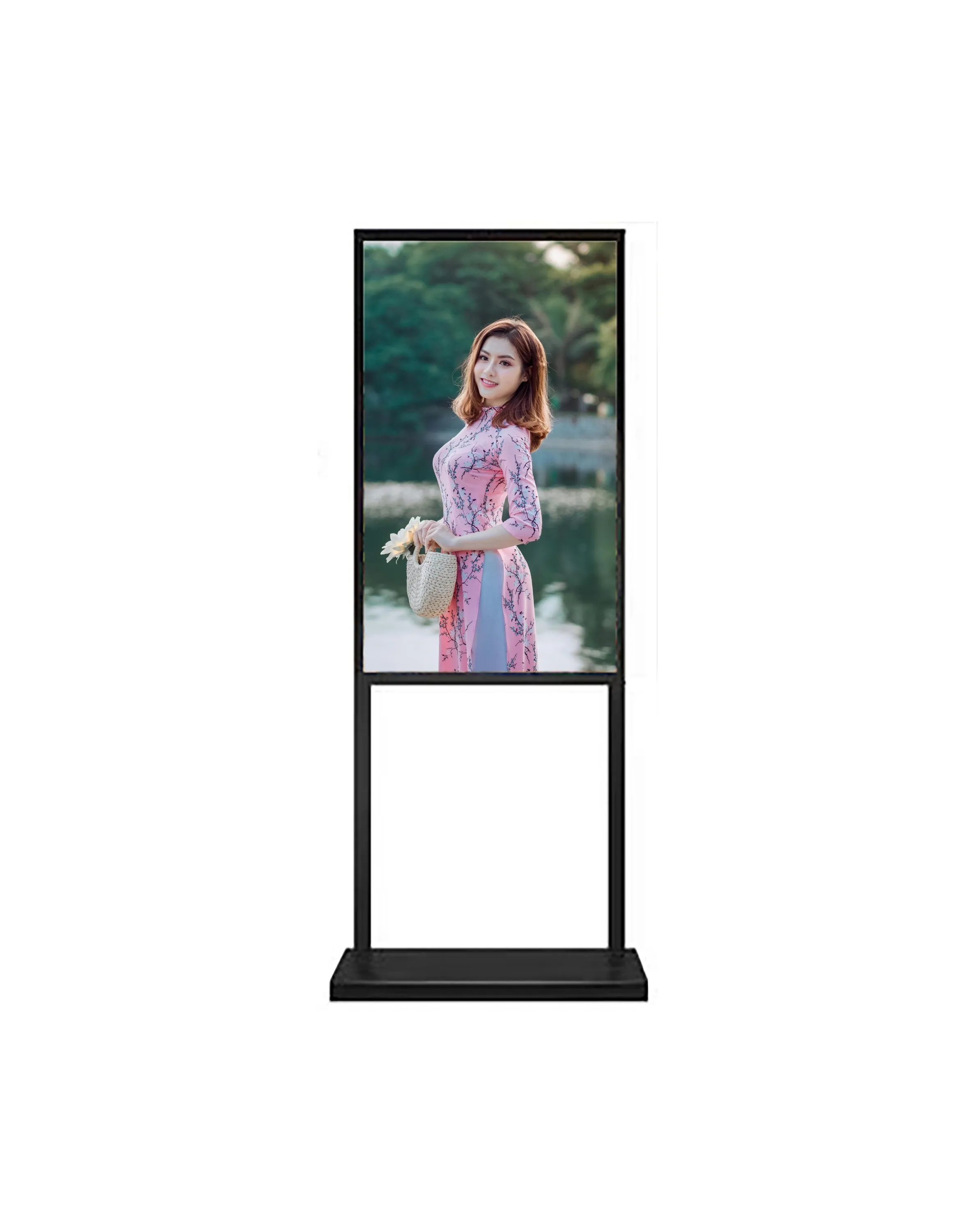 49 "H stile portatile digitale poster lcd signage android chiosco smart advertising giocatori digital signage e display