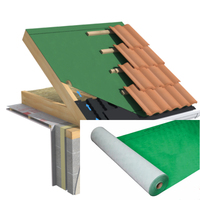 Structure en trois couches PP+PE+PE pour l'isolation des murs et des toits / Membrane hydrofuge