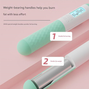 Biểu tượng tùy chỉnh không trượt xử lý độ nét cao LCD hiển thị đếm không dây bỏ qua nhảy dây thừng cho trẻ em người lớn - Product Image 3