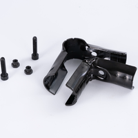 Konektor Pipa Logam Hitam Elektroforesis Bahan SPCC Tekanan Tinggi Ketebalan 2.3mm Seri HJ
