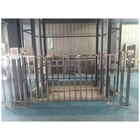Plateforme élévatrice hydraulique verticale industrielle murale de 1 tonne à prix avantageux pour entrepôt
