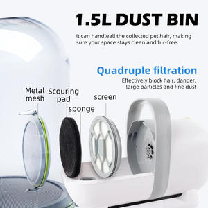 Juego profesional 7 en 1 Pet Episode No One, gatos y perros desmontables y reemplazables, pueden inhalar automáticamente restos de pelo afeitado - Product Image 4