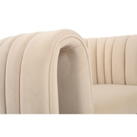 Fauteuil de salon de luxe personnalisé en forme de baril pour la maison et l'hôtel - Vente en gros