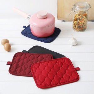Soportes de silicona para ollas de algodón y manoplas para horno resistentes al calor 18x23cm almohadillas rectangulares aptas para lavavajillas para uso en la cocina - Product Image 3