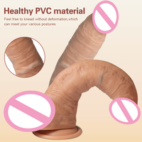 Dildo réaliste XISE pour débutants avec ventouse en PVC