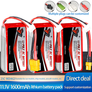 Actory-Batería de polímero de litio para coche y yate, pila recargable de 903462 mAh para triciclos de juguete, 1600 - Product Image 2