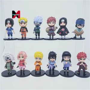 LEMON DIHAO 12 unids/set Narutos H7CM 6/dibujos animados japoneses Anime figuras de acción de juguete