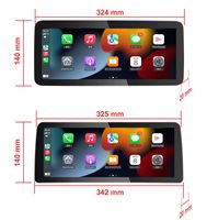12.3 pouces universel autoradio système audio stéréo Auto électronique Carplay écran voiture Android DVD MP5 lecteur multimédia