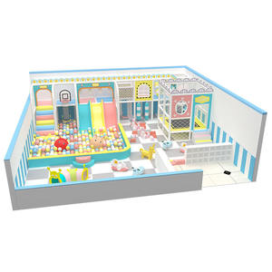 Parc combiné Naughty Castle - Compétition Ninja + Piles <span class=keywords><strong>de</strong></span> fleurs <span class=keywords><strong>de</strong></span> prunier, Équipement d'amusement intérieur - Product Image 1