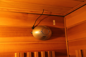 Moderne Villa Infrarot Innen sauna 2 Personen Zimmer mit Massivholz schrank und Keramik heizung - Product Image 6
