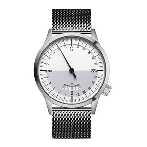 <span class=keywords><strong>Montre</strong></span> <span class=keywords><strong>Homme</strong></span> Tendance à Mouvement Quartz Original Ronda en Acier Inoxydable 24 Heures, Montres à <span class=keywords><strong>Une</strong></span> <span class=keywords><strong>Aiguille</strong></span> avec Date - Product Image 2