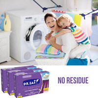 Nouvelle version 4-en-1 : Lingettes assouplissantes personnalisées pour sèche-linge, pour l'entretien du linge, avec échantillon gratuit et antistatiques