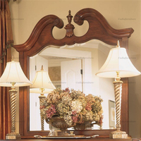 Lit à baldaquin en bois Design classique meubles de chambre à coucher Antique cadre de lit en bois nouvel arrivage