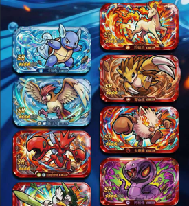 Magnifiques cartes de collection de personnages d'anime Pokémon, 120 paquets/carton, cartes à jouer Pokémon, aimants pour réfrigérateur, jouets pour enfants - Product Image 4