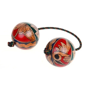 Venta al por mayor: Instrumento <span class=keywords><strong>de</strong></span> percusión personalizado pintado a mano, estilo Rhythm Shaker Ball Pain Yang Band Gao Hu, regalo para bateristas - Product Image 5