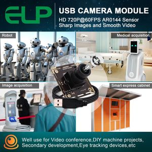 ELP <span class=keywords><strong>720P</strong></span> 1MP Global Shutter Module de caméra USB M12 Objectif 3.6mm AR0144 <span class=keywords><strong>Webcam</strong></span> USB haute vitesse <span class=keywords><strong>60fps</strong></span> UVC 1MP pour Windows/MAC/Linux/Pi - Product Image 6