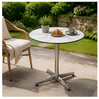 Hua jiale usine chinoise extérieur hpl table stratifiée jardin hpl panneau table de meubles de jardin