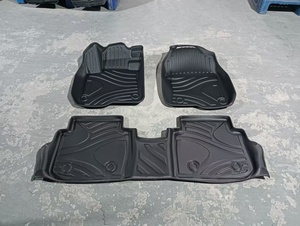 Tapis de sol de voiture en TPE 3D antidérapant de luxe écologique, <span class=keywords><strong>3</strong></span>,5 mm d'épaisseur, ensemble complet, toutes saisons, doublures de voiture personnalisées, vente en gros Dodge - Product Image 5