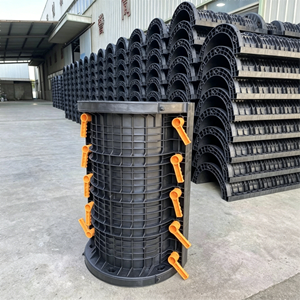 Coffrage en plastique ABS de qualité ingénierie, moule universel pour béton, gabarit de construction modulaire pour murs et colonnes - Product Image 5