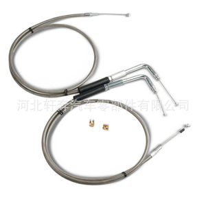Harley Davidson 42 Inch <b>Throttle</b> <b>Cable</b> 56579-02A Stainless Steel For Motorcycle Control <b>Cables</b> - Product Image 5