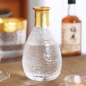 Juego de copas de <span class=keywords><strong>vino</strong></span> pequeñas de papel de aluminio dorado Frascos de sake Dispensadores de copas de <span class=keywords><strong>vino</strong></span>. - Product Image 2