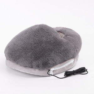 Scarpe Riscaldanti Elettriche Invernali per Riscaldamento Domestico, Ricarica USB, Calzature Morbide in Peluche per Riscaldamento Domestico - Product Image 4