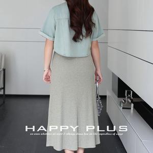 เสื้อแจ็คเก็ตเดนิมสีฟ้าอ่อน Runqi ไซส์ใหญ่สำหรับผู้หญิง แขนสั้น สีพื้น ชุดเสื้อครอปท็อปผ้าแคนวาส - Product Image 4