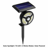 Lampe solaire à piquet pour extérieur, double installation, fixation murale ou insertion au sol, pour la décoration de clôture de jardin, LED blanc brillant