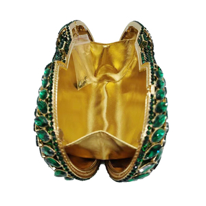 Bolso de Mano de Lujo para Mujer con Pedrería, Elegante Bolso de Noche con Cristales, Bolso Floral para Banquete, Baile, Fiesta - Product Image 6