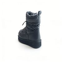 Vente directe d'usine OEM/ODM, bottes d'hiver imperméables antidérapantes légères pour femmes avec tissu en duvet et chaleur hivernale